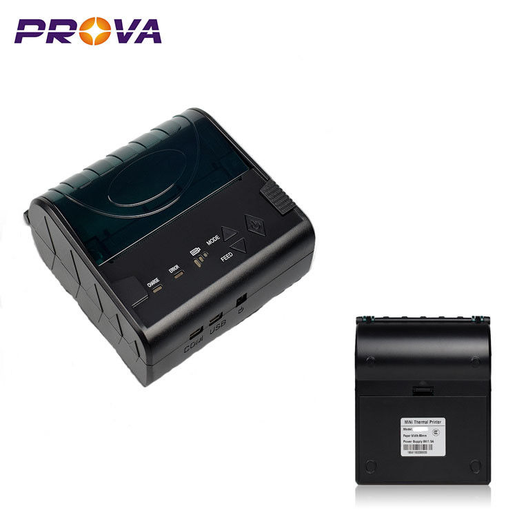 80mm Compact Portable Wireless Printers With 7.4V/2000mAH Li-Ion Battery